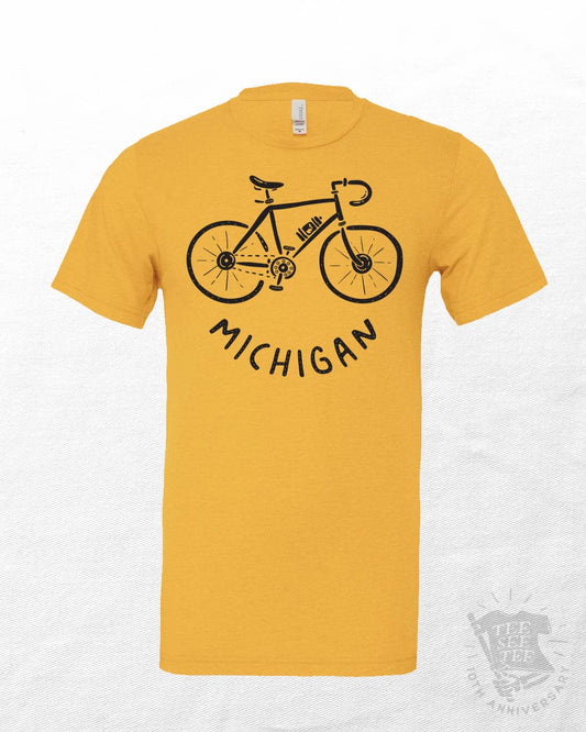 Tee See Tee Men's Apparel Bike Michigan™ Unisex T-Shirt | Tee See Tee Exclusive