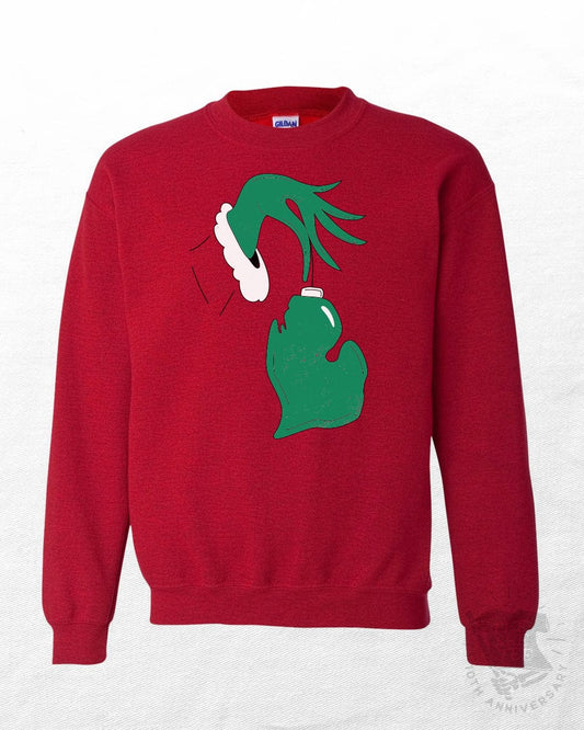 Tee See Tee Men's Apparel Grinchigan™ Crewneck Sweatshirt | Tee See Tee Exclusive