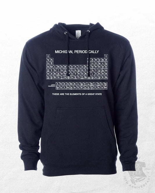 Tee See Tee Men's Apparel MI Table Of Elements Pullover Hoodie | Tee See Tee Exclusive