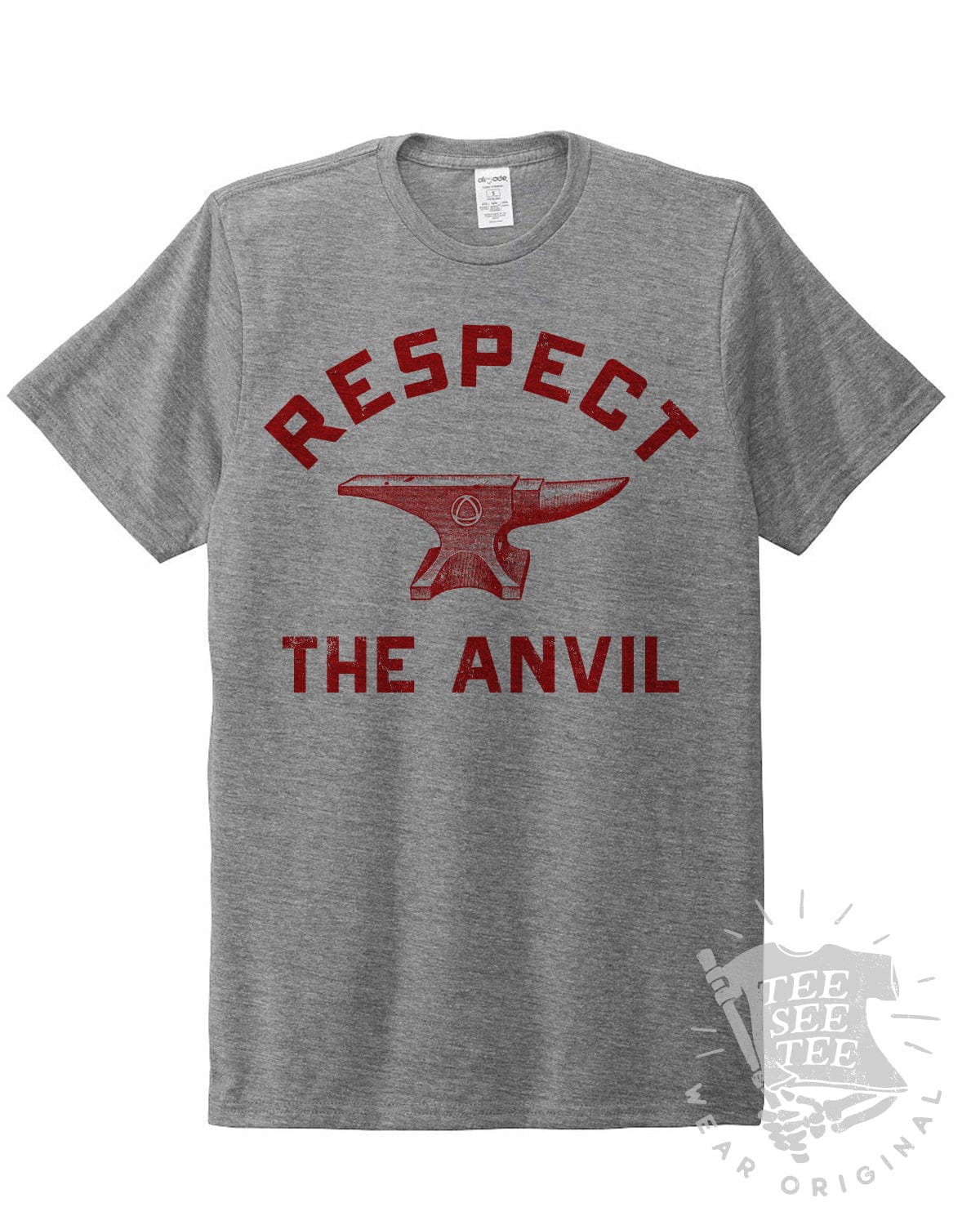 Tee See Tee Workshop Merch | Respect The Anvil Unisex T-Shirt